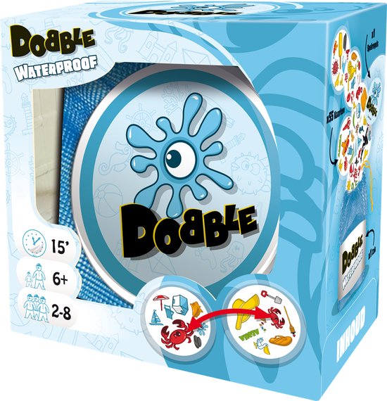 Dobble Waterproof - Kaartspel - Zygomatic Board Game Studio
