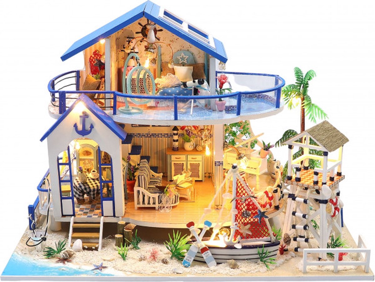 Rolife Maison Miniature a Construire de Poupee Dollhouse Maison 1:2