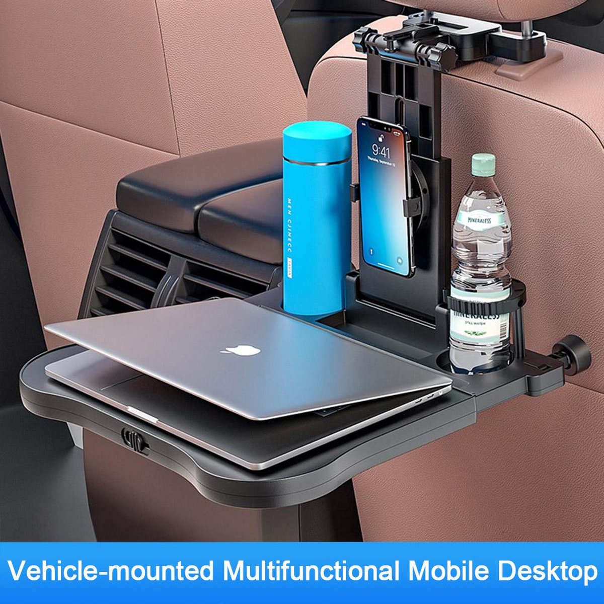 Table de voiture multifonction pour ordinateur portable siège arrière  Snacks plateau