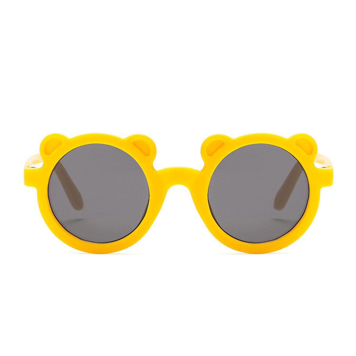 Kinderzonnebril - Baby Zonnebril - Peuter - UV400 filter - Geel - Yellow met oortjes