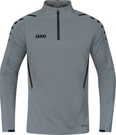 JAKO Ziptop Challenge Stone Grey - Zwart Taille 2XL