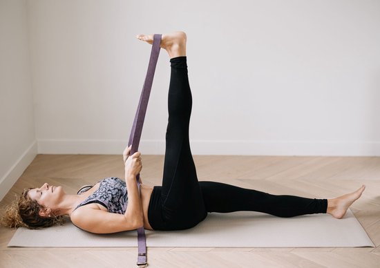 Yoga riem / strap extra lang lavendel - Lotus van Lotus — afbeelding 3