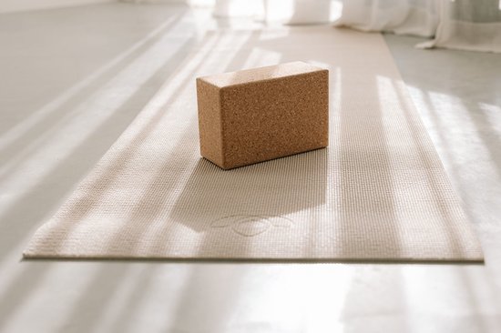 Yoga blok groot eco natuurkurk - Lotus van Lotus — afbeelding 2