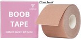 Boob Tape set - 7,5 cm breed 5 meter lang - Push Up Bra - Fashion Tape - BH Tape - Plak BH - BH accessoire