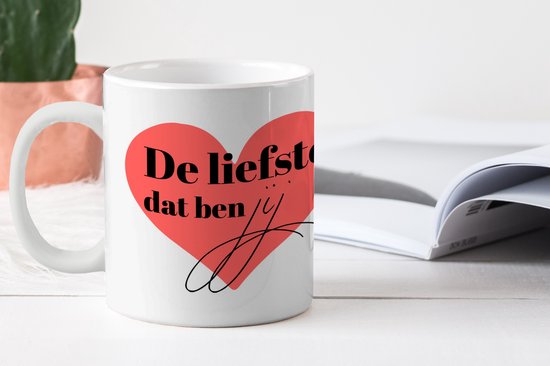 Mok - Koffiemok - Quotes - Liefde - De liefste dat ben jij - Spreuken