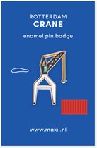 Makii - Emaille Pin - Rotterdam Hijskraan