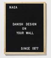 NAGA Tableau à lettres 40x50cm cadre bois