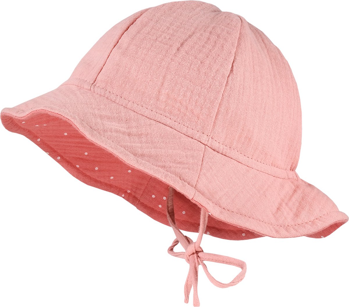 Maximo zonnehoedje mousseline Rosa maat 51