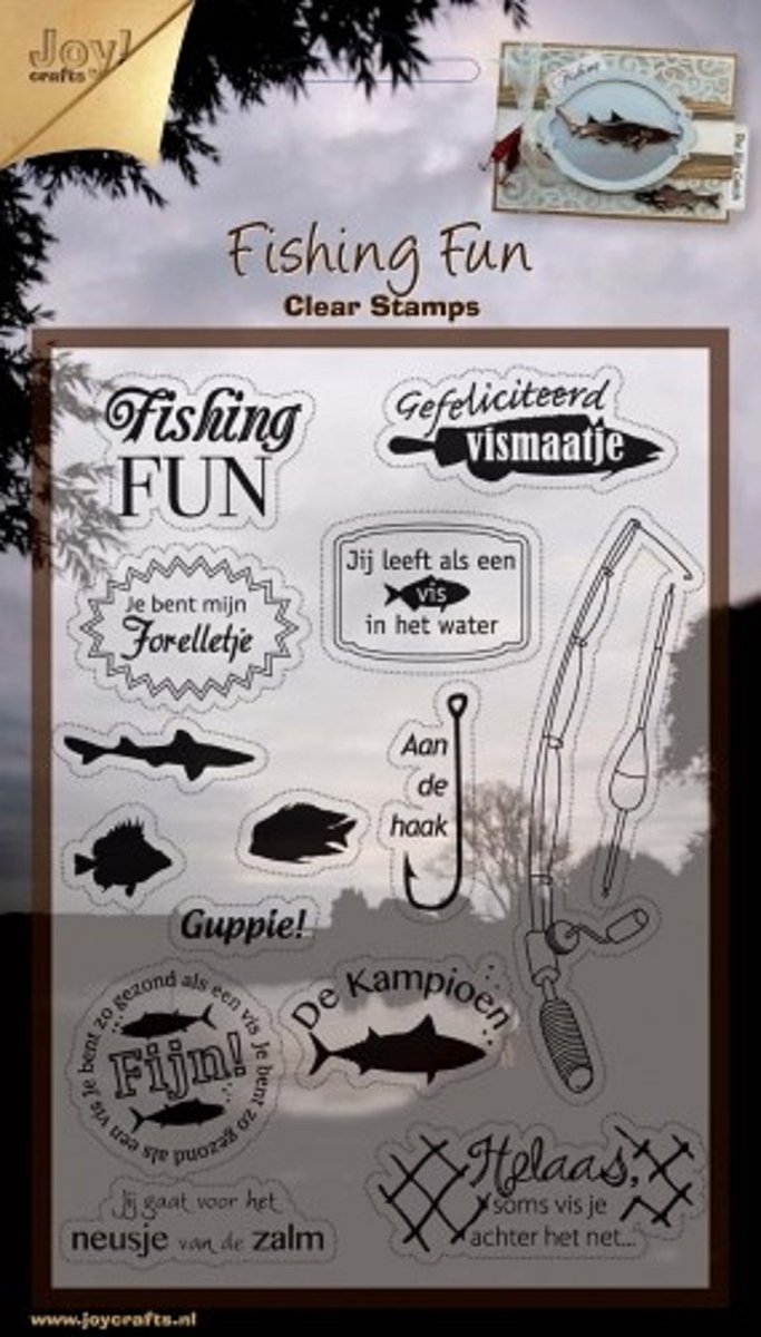 Joy! crafts - Clearstamp - Fishing Fun - 6410/0303