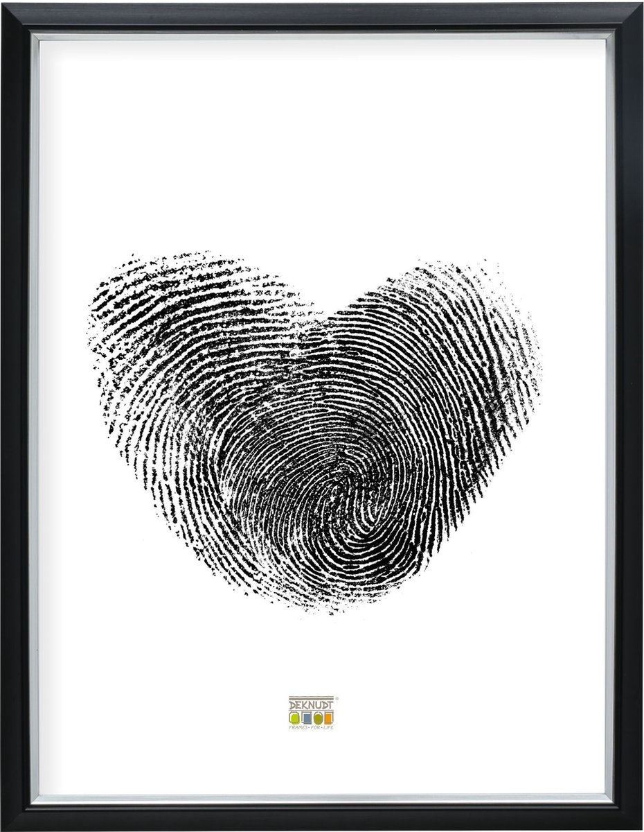 Deknudt Frames fotolijst S42JH2 - zwart met biesje - foto 30x45 cm
