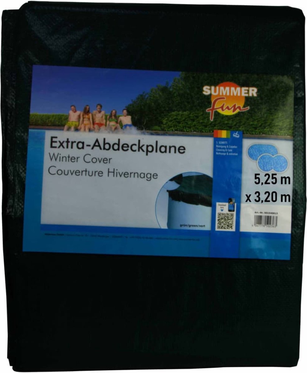 Summer Fun Winterzwembadhoes ovaal 525 cm PVC groen