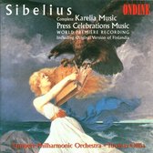 Tampere Philharmonic Orchestra - Sibelius: Complete Karelia Music/Press Celebr (CD)