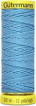 Gutermann elastiek garen licht blauw - elastisch - col. 6037 - baby blue - klosje 10 m - lichtblauw
