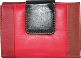 Dames portemonnee leer - Multi kleur - Verschillende kleur portemonnee - Dames portefeuille