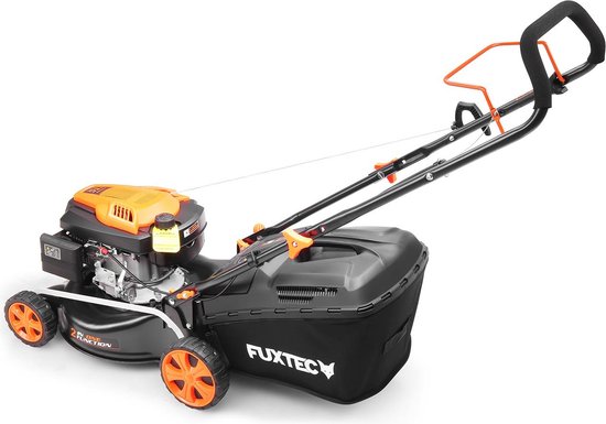FUXTEC Grasmaaier Benzine - 43cm - Duwmaaier - Opvanbak 40L - FX-RM4346ECO van FUXTEC — afbeelding 4