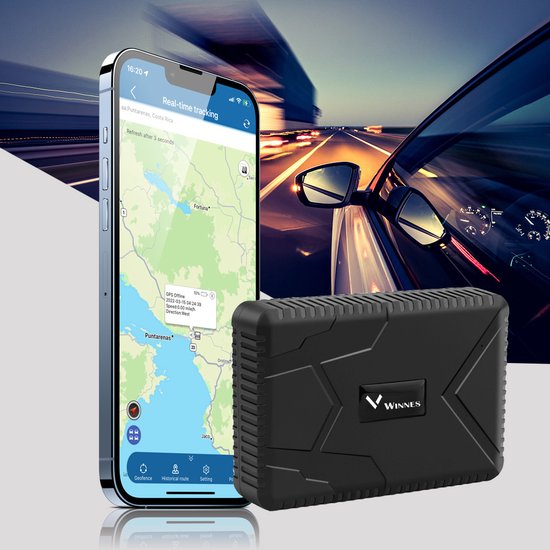 GPS Tracker Auto TK915 - Magnetisch Waterdicht - 10000mAh Batterij - Realtime...