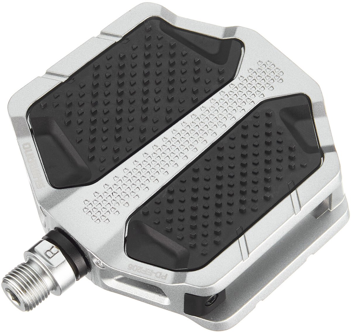 Shimano PD-EF205 Platform pedalen, zilver