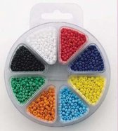 Glass bead kit 8 colors opaque