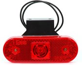 Led Markeerlicht 12/24V Rood Met Steun