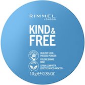 Rimmel London KIND & FREE Vegan Pressed Powder Gezichtspoeder 040 Tan