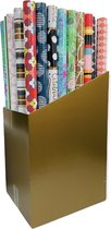 Consumentenbox Cadeaupapier 65 rollen Everyday Assorti- Breedte 70 cm - 2m lang