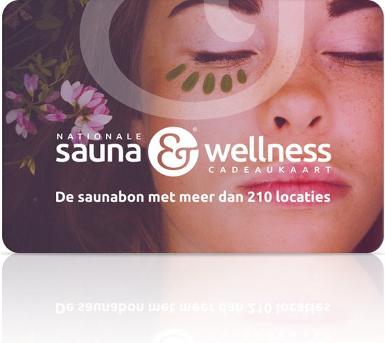 Nationale Sauna & Wellness cadeaukaart 25,-