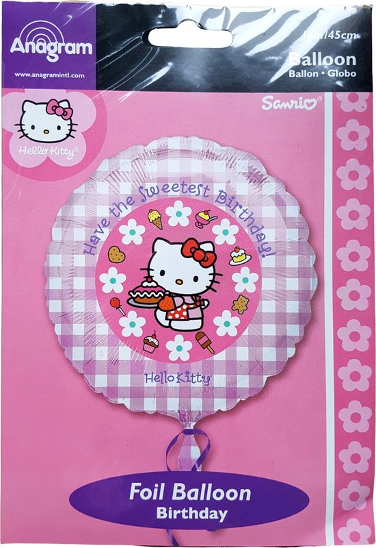 Hello Kitty Birthday ballon