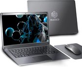 NBD 14.1-inch laptop- Windows 10 netbook- 14" 1080P Full HD IPS Leptop- Intel Celeron N4020 6 GB RAM 256 GB notebook met Duitse toetsenbordindeling