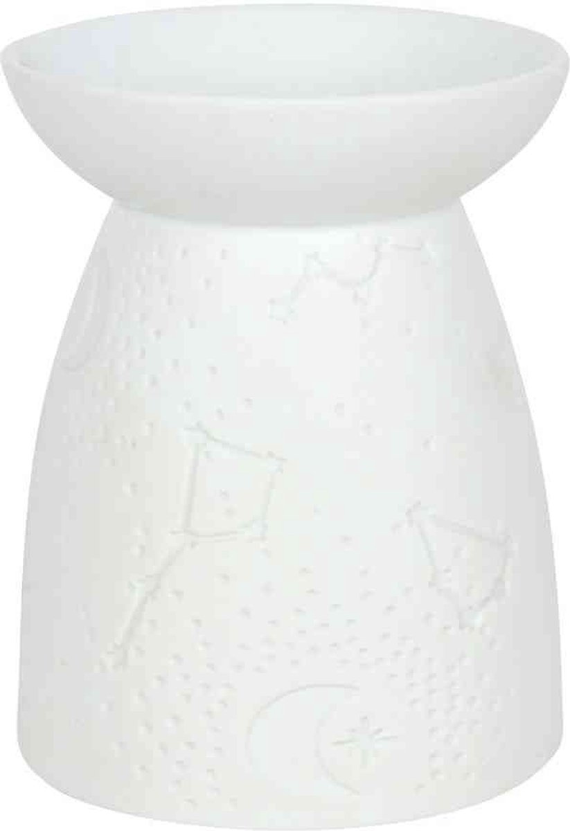 Something Different - White Ceramic Constellation Oliebrander - Wit
