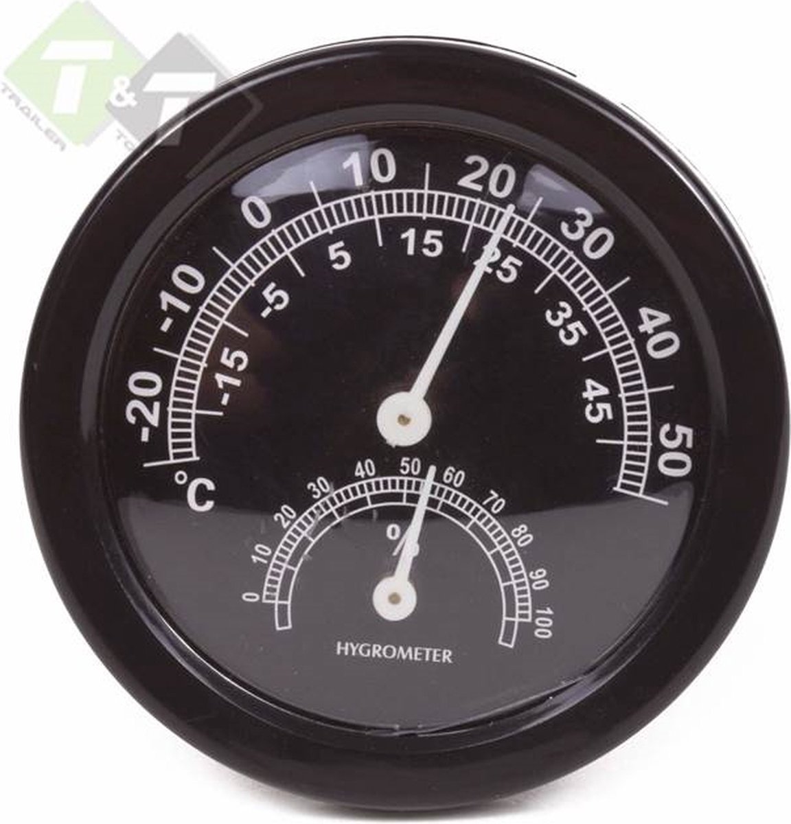 BENSON Raumthermometer 1-6 Thermometer Hygrometer Luftfeuchtigkeit, 1-tlg.,  Temperatur, Analog, Wetterstation, Rund