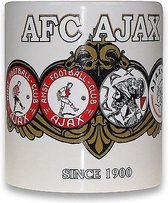 Ajax Mok Wit 4-Logo`s