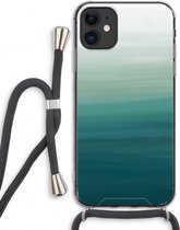 Case Company® - iPhone 11 hoesje met Koord - Ocean - Telefoonhoesje met Zwart Koord - Extra Bescherming aan alle Kanten en Over de Schermrand