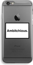 Case Company® - iPhone 6 / 6S hoesje - Ambitchious - Soft Cover Telefoonhoesje - Bescherming aan alle Kanten en Schermrand