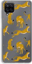 Case Company® - Samsung Galaxy A12 hoesje - Luipaard - Soft Cover Telefoonhoesje - Bescherming aan alle Kanten en Schermrand