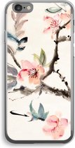 Case Company® - iPhone 6 / 6S hoesje - Japanse bloemen - Soft Cover Telefoonhoesje - Bescherming aan alle Kanten en Schermrand