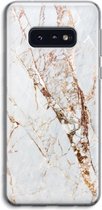 Case Company® - Samsung Galaxy S10e hoesje - Goud marmer - Soft Cover Telefoonhoesje - Bescherming aan alle Kanten en Schermrand