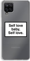 Case Company® - Samsung Galaxy A12 hoesje - Self love - Soft Cover Telefoonhoesje - Bescherming aan alle Kanten en Schermrand