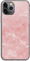 Case Company® - iPhone 11 Pro hoesje - Roze marmer - Soft Cover Telefoonhoesje - Bescherming aan alle Kanten en Schermrand