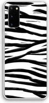 Case Company® - Samsung Galaxy S20 hoesje - Zebra pattern - Soft Cover Telefoonhoesje - Bescherming aan alle Kanten en Schermrand