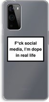 Case Company® - OnePlus 9 Pro hoesje - I'm dope - Soft Cover Telefoonhoesje - Bescherming aan alle Kanten en Schermrand