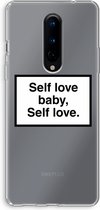 Case Company® - OnePlus 8 hoesje - Self love - Soft Cover Telefoonhoesje - Bescherming aan alle Kanten en Schermrand