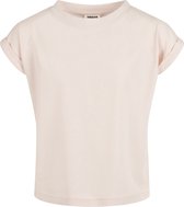 Urban Classics Kinder Tshirt -Kids 110- Organic Extended Shoulder Roze