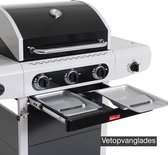 Barbecook Siesta 310 Black Edition - Gas BBQ barbecue - 3 Branders - Met zijbrander - 1 vaste zijtafel