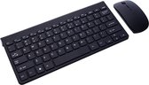 Case2go - Toetsenbord en Muis - QWERTY Keyboard - 2.4G Verbinding - Draadloos - Zwart