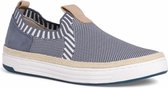 Jana Dames Sneaker 8-8-24702-28 802 blauw H-breedte Maat: 42 EU