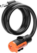 Fietsslot - Kabel Fietsslot - Mountainbike Fietsslot - Anti-Diefstal Slot - Veiligheid - Geschikt Voor Elke Fiets - Metaal - Zwart - 100 cm
