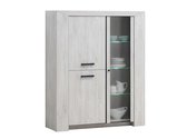 Vitrinekast - Jacob - 164 X 133 x 45 - verlichting