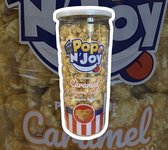 Popcorn gezouten caramel - 170 gram - pop n’joy - caramel gezouten boter - filmpakket