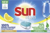 Bol.com Sun All-In-1 Citroen Vaatwastabletten - 7 x 24 tabletten - Voordeelverpakking aanbieding
