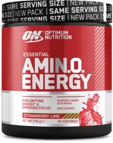 Optimum Nutrition Essential Amino Energy - Stawberry/Lime - Pre Workout - BCAA & EAA Aminozuren - 270 gram (30 doseringen)